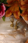 Spiral Seashell Earrings